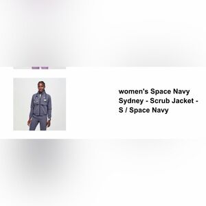 Women's Sydney scrub jacket